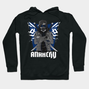 anarchy, swords, game, masks Hoodie